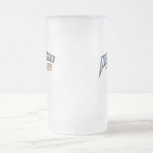 Nashville speelt Hockey Frosted Glass Mok (Center)