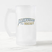 Nashville speelt Hockey Frosted Glass Mok (Links)