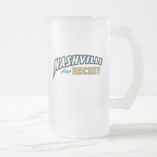 Nashville speelt Hockey Frosted Glass Mok (Rechts)