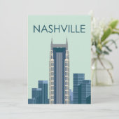 Nashville stad kaart (Staand voorkant)