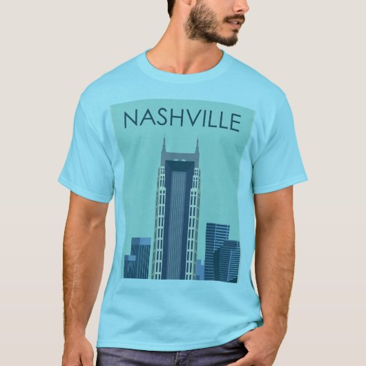 Nashville stad t-shirt (Voorkant)
