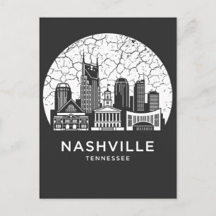 Nashville Stad Tennessee Briefkaart