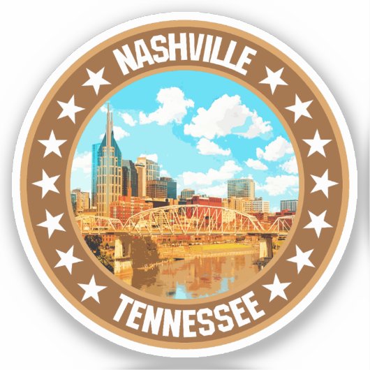 Nashville Sticker (Voorkant)