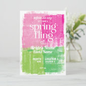 Nashville stijl Bachelorette Party uitnodiging (Staand voorkant)