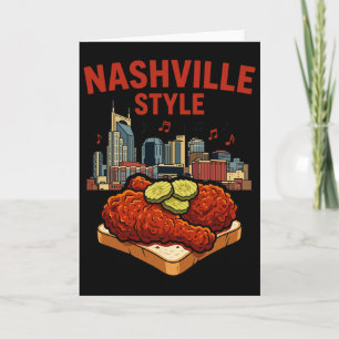 Nashville Style Pittige Gebakken Kip En Music City Kaart
