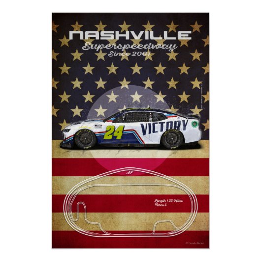 Nashville Superspeedway Perfect Poster (Voorkant)