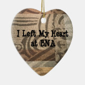 Nashville Tapijt Hart Keramisch Ornament (Rechts)
