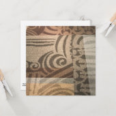 Nashville tapijt plat Wenskaart Kaart (Voorkant / Achterkant in situ)