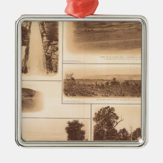 Nashville, Tenn Metalen Ornament (Voorkant)