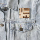 Nashville, Tenn Vierkante Button 5,1 Cm (In situ)