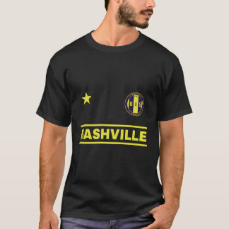 Nashville Tennessee - 615 Ronde Badge Designer EDI T-shirt