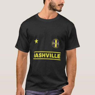 Nashville Tennessee - 615 Ronde Badge Designer EDI T-shirt