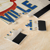 Nashville Tennessee Apple - Vintage Travel Legpuzzel (Zijkant)