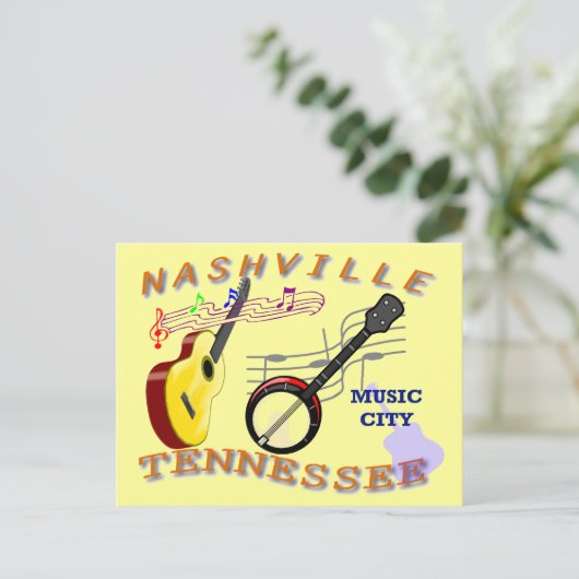 Nashville Tennessee Briefkaart (Staand voorkant)