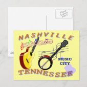 Nashville Tennessee Briefkaart (Voorkant / Achterkant)