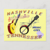 Nashville Tennessee Briefkaart (Voorkant)