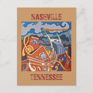 NASHVILLE, TENNESSEE briefkaart