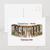 Nashville Tennessee Briefkaart (Voorkant / Achterkant)