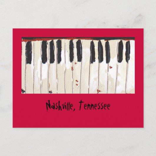 Nashville, Tennessee Briefkaart (Voorkant)