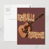 NASHVILLE TENNESSEE BRIEFKAART (Voorkant / Achterkant)