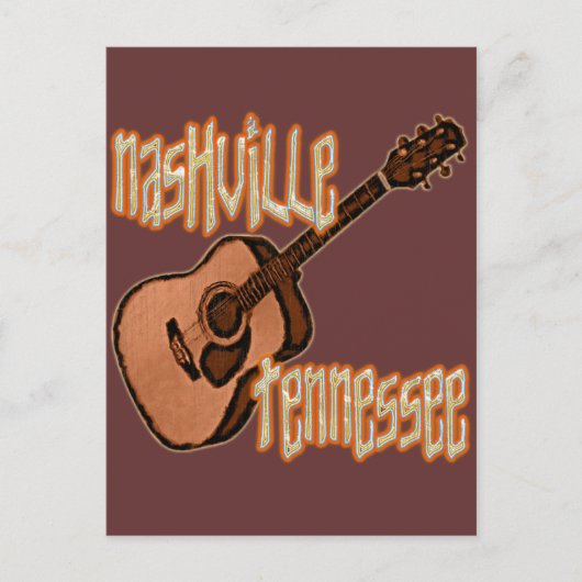 NASHVILLE TENNESSEE BRIEFKAART (Voorkant)
