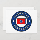 Nashville Tennessee Briefkaart (Voorkant / Achterkant)