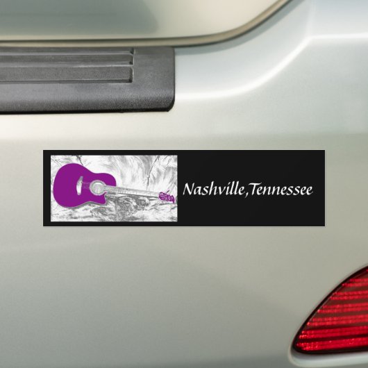Nashville, Tennessee Bumpersticker (Op auto)