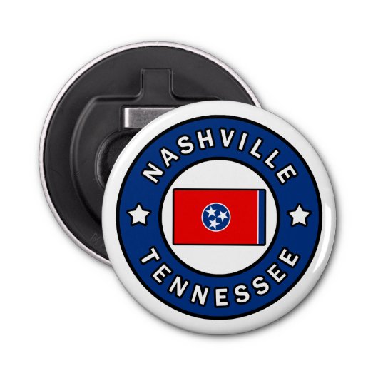 Nashville Tennessee Button Flesopener (Voorkant)