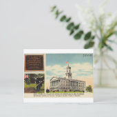 Nashville Tennessee Capitol Briefkaart (Staand voorkant)