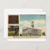 Nashville Tennessee Capitol Briefkaart (Voorkant / Achterkant)