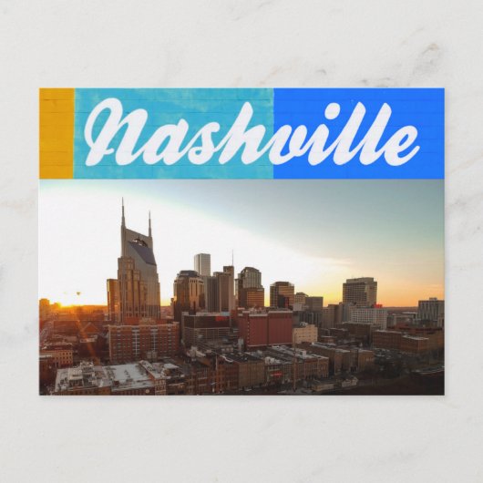 Nashville Tennessee City Scape Beauful Briefkaart (Voorkant)
