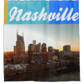 Nashville Tennessee City Scape Beauful Douchegordijn (Voorkant)
