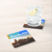 Nashville Tennessee City Scape Beauful Kartonnen Onderzetters (Insitu)