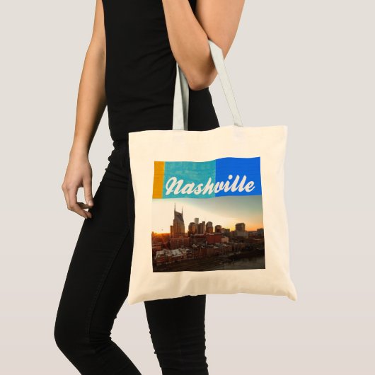 Nashville Tennessee City Scape Beauful Tote Bag (Voorkant (product))