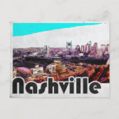  Nashville Tennessee City Uitzicht Briefkaart (Voorkant)