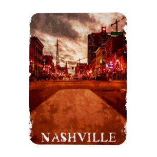 Nashville Tennessee City Uitzicht Magneet
