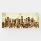 Nashville Tennessee Cityscape Spandoek (Horizontaal)