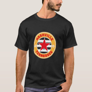 Nashville Tennessee Country Western Muziek USA Ste T-shirt