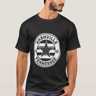 Nashville Tennessee Country Western Muziek USA Ste T-shirt