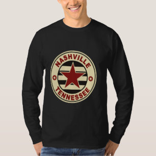 Nashville Tennessee Country Westerne Muziek USA St T-shirt