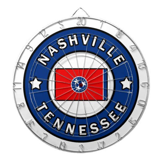Nashville Tennessee Dartbord (Voorkant)