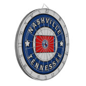 Nashville Tennessee Dartbord (Voorkant Links)