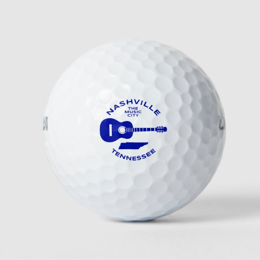 Nashville Tennessee De Muziekstad Golfballen (Voorkant)