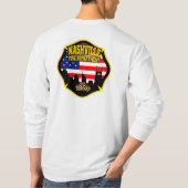 Nashville Tennessee Fire Dept. White L.S. T-shirt (Achterkant)