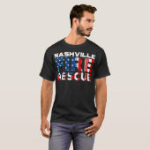 Nashville Tennessee Fire Rescue Department T-shirt (Voorkant volledig)