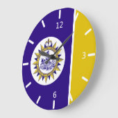 Nashville (Tennessee) flag Large Clock Grote Klok (Hoek)