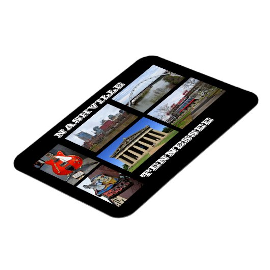 Nashville Tennessee Flexible Photo Magnet Magneet (Linkerzijde)