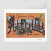 Nashville, Tennessee - Grote letterscènes Briefkaart (Voorkant)