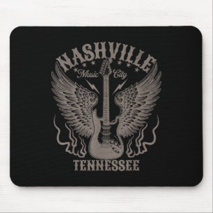 Nashville Tennessee Guitar Country Music City Vrou Muismat