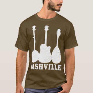 Nashville Tennessee Guitar Player Country Music Ci T-shirt